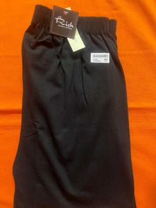 Rich Black Leggings -XXL