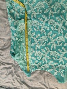 Pastel Green Georgette Chudithar Set