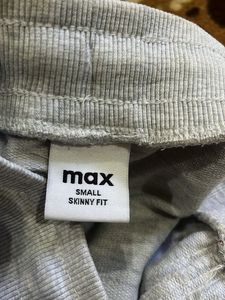 Gray Jogger Sweatpants w/Side Stripe