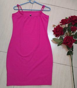 Pink Bodycon Mini Dress