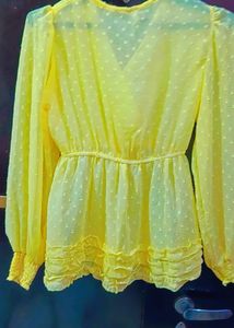 Preety Lime Green Top