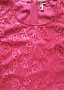 Maroon 1 Piece Dress