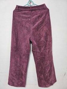Warm Corduroy Wide Leg Pants for Winter