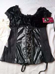 Leather Corset Top