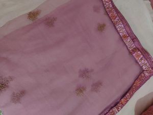 Embroidered Lavender Colour Lehenga Skirt
