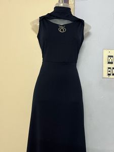 Pintrest Elegant Navy Maxi Dress
