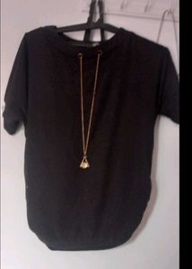 like new black color t shirt