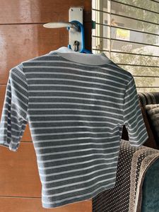 Striped Crop Top