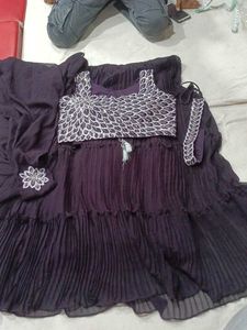 Elegant Purple Lehenga Choli Set