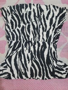 Zebra Print Dress