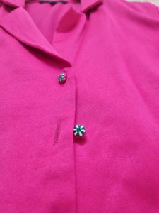 Magenta Button-Down Shirt