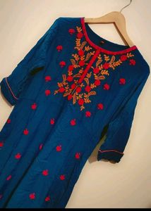 Blue Kurti For Girl Or Woman 36 Bust