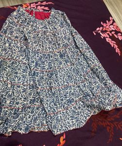 Cotton long skirt