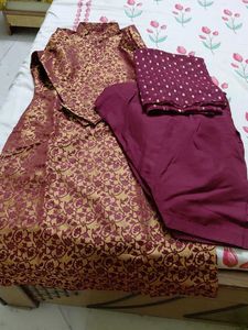 Indian Ethnic Chanderi Suit