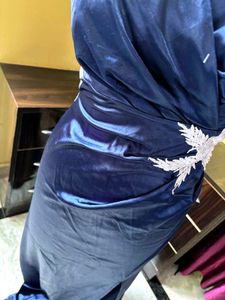 Elegant Blue Maxi Dress