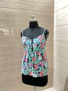 Pintresty Floral Print Cami Top