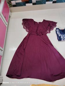 Purple Simple Gown