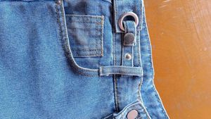 Urbanic Wide Leg Blue Jeans