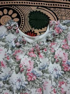 Vintage Floral Midi Dress