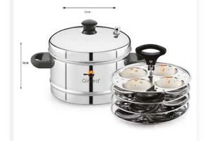 Steel Idly Cooker Pot