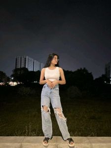 Ripped Light Wash Jeans