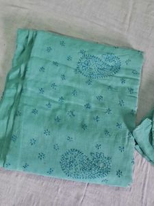 Pure cotton saree with blouse