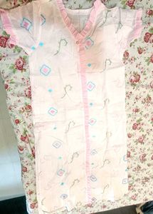 Light Pink Embroidered Nightgown - Never Used