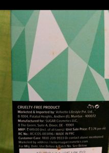 Sugar Swipe Cleansing Water