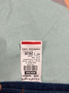 Dark Blue Denim Jeans 34