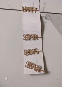 Rhinestone Hair Clip Set