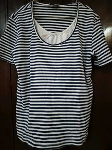 Beautiful Strips Stretchable Top