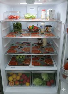 ⚡COMBO : Fridge Top cover + Placement Mats