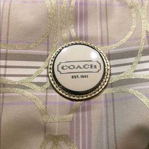 Coach Plaid Crossbody Bag