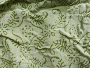 Green Floral Print Dress