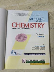 Modern&#39;s abc+ Chemistry Class XI Part-II