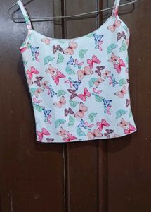 Butterfly Print Tank Top