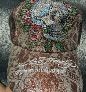 Ed Hardy Skull Floral Trucker Hat
