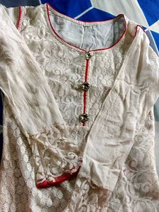 Elegant White Lace Tunic