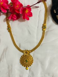 Golden Pendant Necklace With Juda
