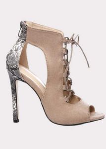 Laced Pencil High Heels