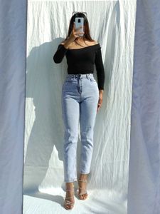 Trendyol Blue Mom Denim Jean