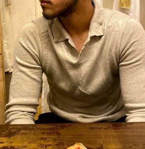 Knitted Lightweight Off White Sweater