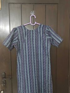 Blue daily wear kurti