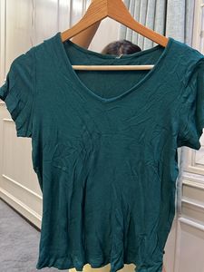 Green Stretchable Tee
