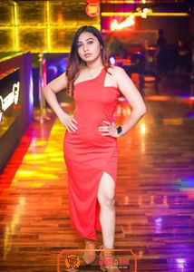 Red One Shoulder Dress
