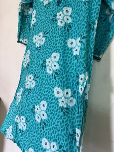 Floral Print Kurta