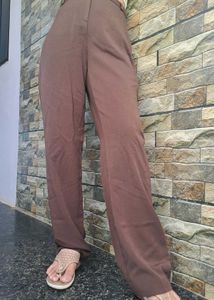 Brown Wide Leg Pants - 22