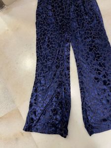 Velvet Flare Pants