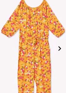 Cute Floral Jumpsuit for kids
