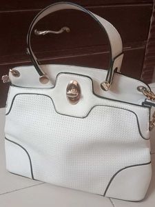 Original Esbeda White Handbag
